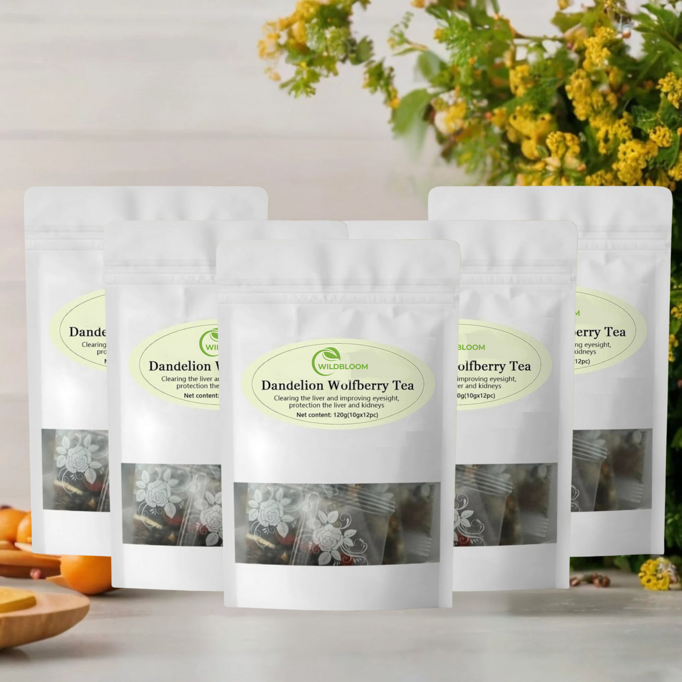 WildBloom® Dandelion WolfBerry Tea